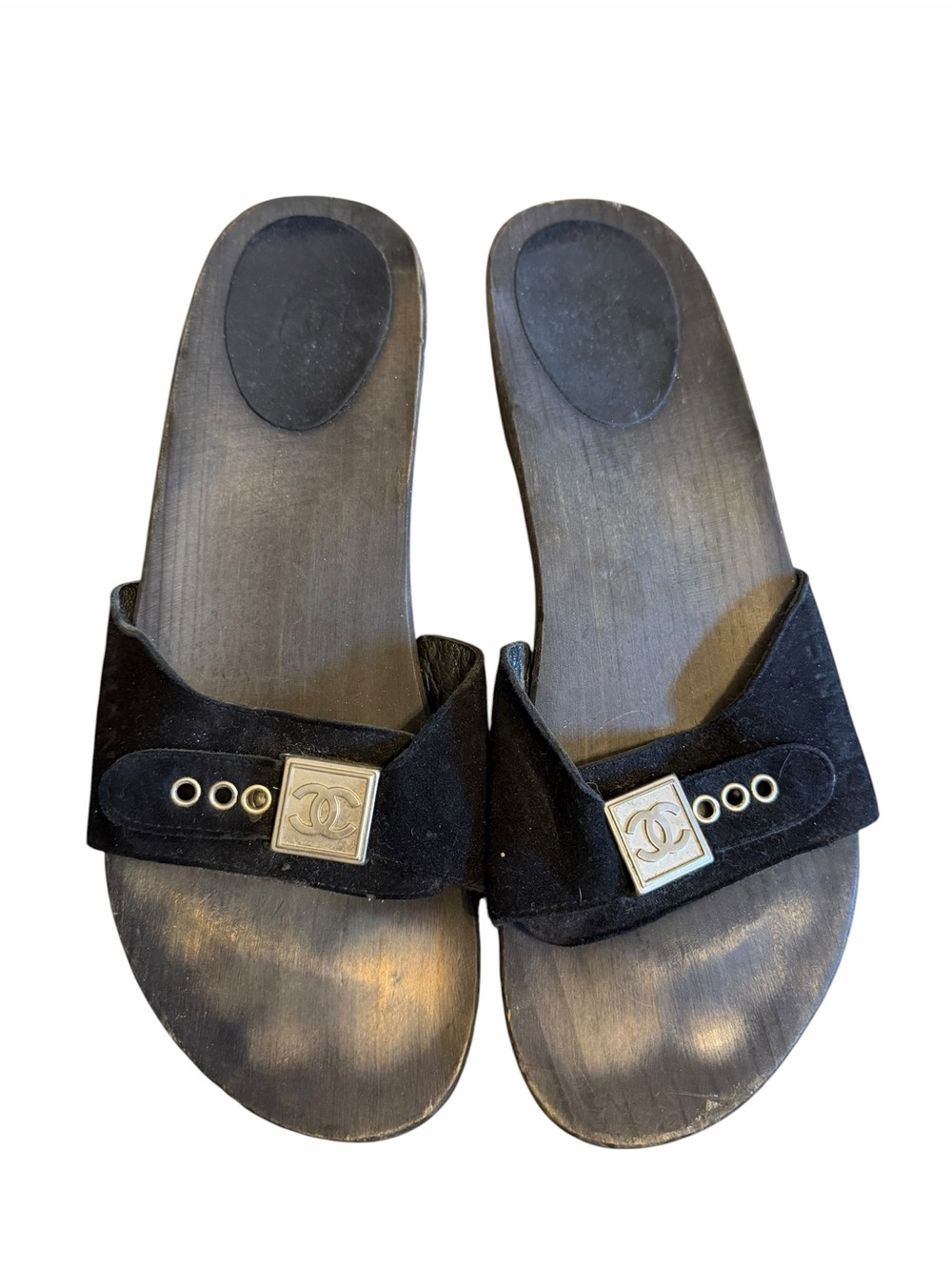 CHANEL Vintage 2004 Slides Size 40